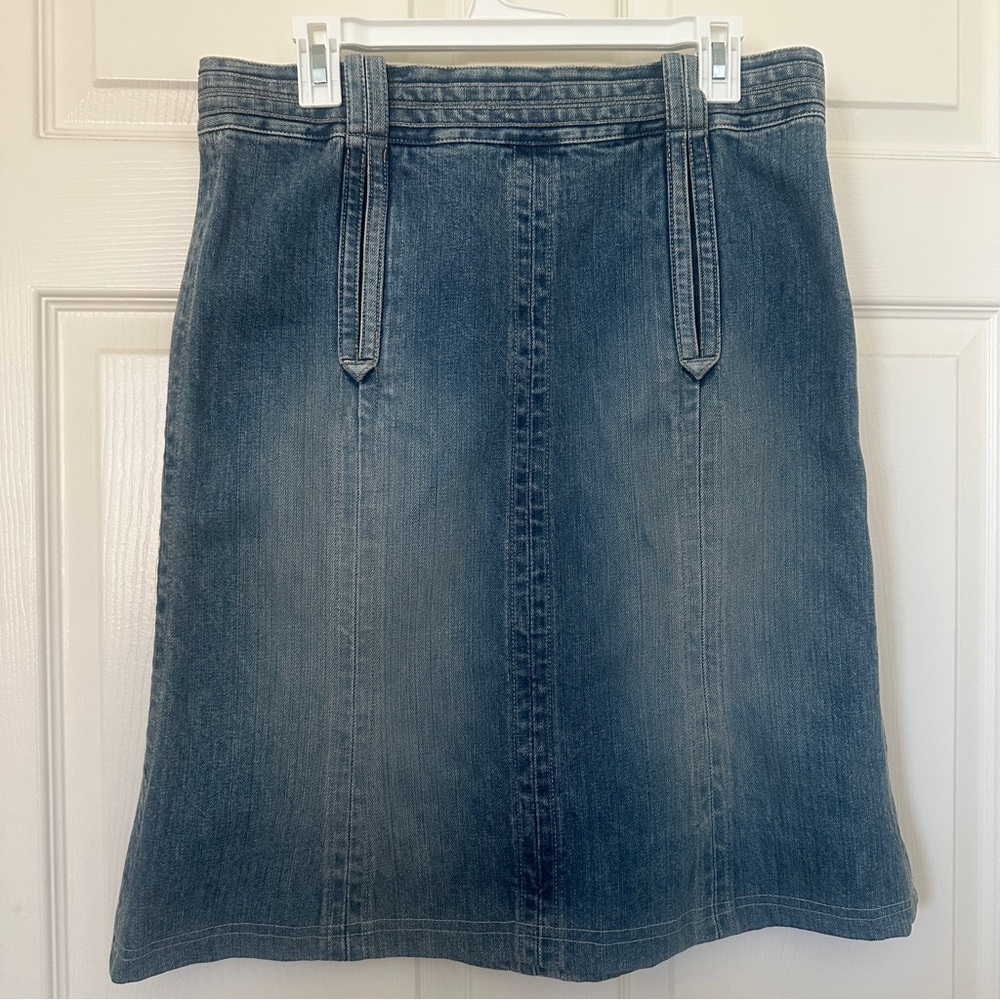 Marc Jacobs Classic Blue Denim A-Line Skirt